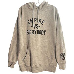 Empire Records / EMPIRE vs EVERYBODY Hoodie (Grey) Size 2XL